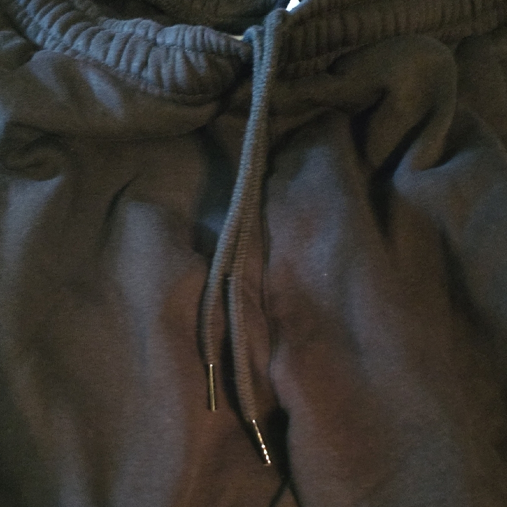 adidas Black Sweatpants with Neon Green Graphic - Picture 3 of 5